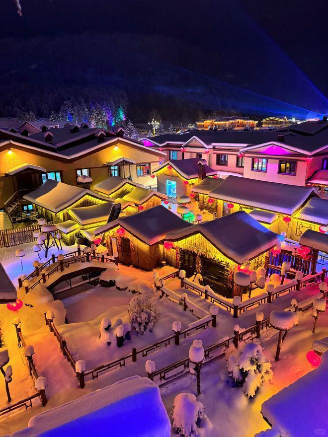 在地向导领队 真实开销透明展示ky开元棋牌雪乡四日全景冰雪游(图4)